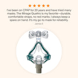 Mirage Quattro Full Face CPAP Mask